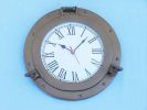 Deluxe Class Decorative Ship's Porthole Clock
