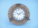 Deluxe Class Decorative Ship's Porthole Clock