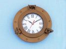 Deluxe Class Decorative Ship's Porthole Clock