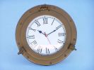Deluxe Class Decorative Ship's Porthole Clock