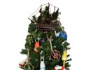 Wooden Model Pirate Ship Christmas Tree Topper Decoration