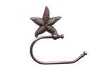 Cast Iron Starfish Hand Towel Holder 10"