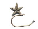 Cast Iron Starfish Hand Towel Holder 10"