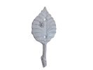 Cast Iron Birch Tree Leaf Decorative Metal Tree Branch Hook 5.5"