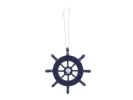 Decorative Ship Wheel With Seashell Christmas Tree Ornament