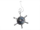 Ship's Wheel Compass Christmas Ornament