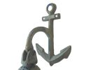 Cast Iron Hanging Anchor Bell 8"