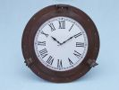 Deluxe Class Decorative Ship's Porthole Clock
