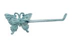 Cast Iron Butterfly Toilet Paper Holder 11"
