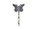 Cast Iron Butterly Decorative Metal Wall Hook 5"