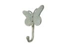 Cast Iron Butterly Decorative Metal Wall Hook 5"