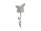 Cast Iron Butterly Decorative Metal Wall Hook 5"