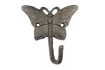 Cast Iron Butterfly Hook 6"