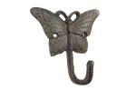 Cast Iron Butterfly Hook 6"