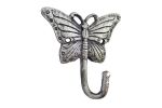 Cast Iron Butterfly Hook 6"