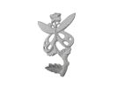 Cast Iron Butterfly on a Branch Decorative Metal Wall Hook 6.5"
