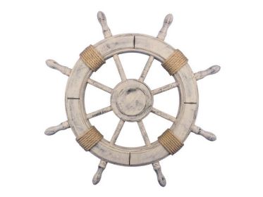 Decorative Ship Wheel (style: 24" Rustic)
