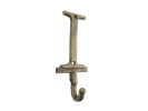 Cast Iron Letter I Alphabet Wall Hook 6"