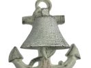 Cast Iron Wall Mounted Anchor Bell 8"