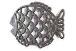 Cast Iron Big Fish Trivet 8"