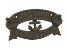 Cast Iron Captains Quarters Sign 8"