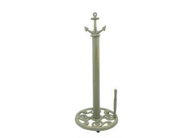Cast Iron Anchor Paper Towel Holder 16" (Finish: Seaworn Bronze)