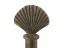 Cast Iron Seashell Paper Towel Holder 16"
