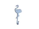 Cast Iron Wall Mounted Decorative Metal Flamingo Hook 8"
