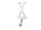 Cast Iron Letter X Alphabet Wall Hook 6"