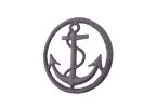 Cast Iron Anchor and Rope Nautical Kitchen Trivet 7"