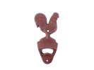 Cast Iron Rooster Bottle Opener 6"