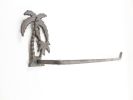 Cast Iron Palm Tree Wall Mounted Paper Towel Holder 17"