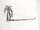 Cast Iron Palm Tree Wall Mounted Paper Towel Holder 17"