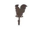 Cast Iron Rooster Hook 7"