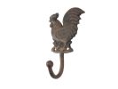 Cast Iron Rooster Hook 7"