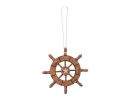 Decorative Ship Wheel With Starfish Christmas Tree Ornament