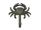Cast Iron Wall Mounted Crab Hook 5"