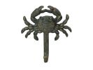 Cast Iron Wall Mounted Crab Hook 5"