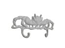 Cast Iron Decorative Crab Metal Wall Hooks 10.5"