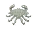 Cast Iron Decorative Crab with Six Metal Wall Hooks 7"