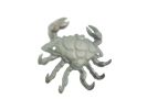 Cast Iron Decorative Crab with Six Metal Wall Hooks 7"