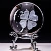 Four-leaf Clover Crystal Ball Art Accent Decoration