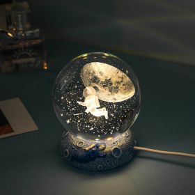 Stars And Seas; Ocean Series Crystal Ball Ornaments; Night Lights; Bedroom Desktop Decorations; Creative Birthday Gifts (Option: Space)
