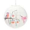 Handmade Round Paper Lantern Chinese/Japanese Style Painted Decorative Hanging Lantern