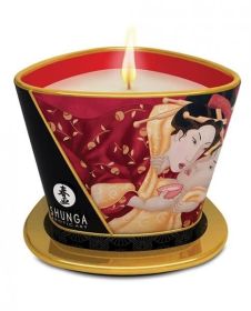 Shunga Massage Candle Romance Excitation 5.7oz (Scent: Strawberry Wine)