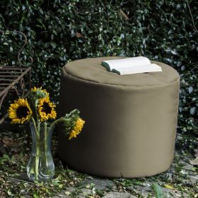 Jaxx Spring Outdoor Ottoman (Color: Taupe)