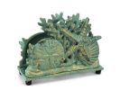 Cast Iron Seashell Napkin Holder 7"