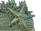 Cast Iron Seashell Napkin Holder 7"