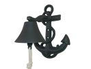 Cast Iron Wall Mounted Anchor Bell 8"