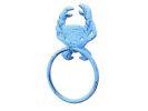 Cast Iron Crab Towel Holder 8"